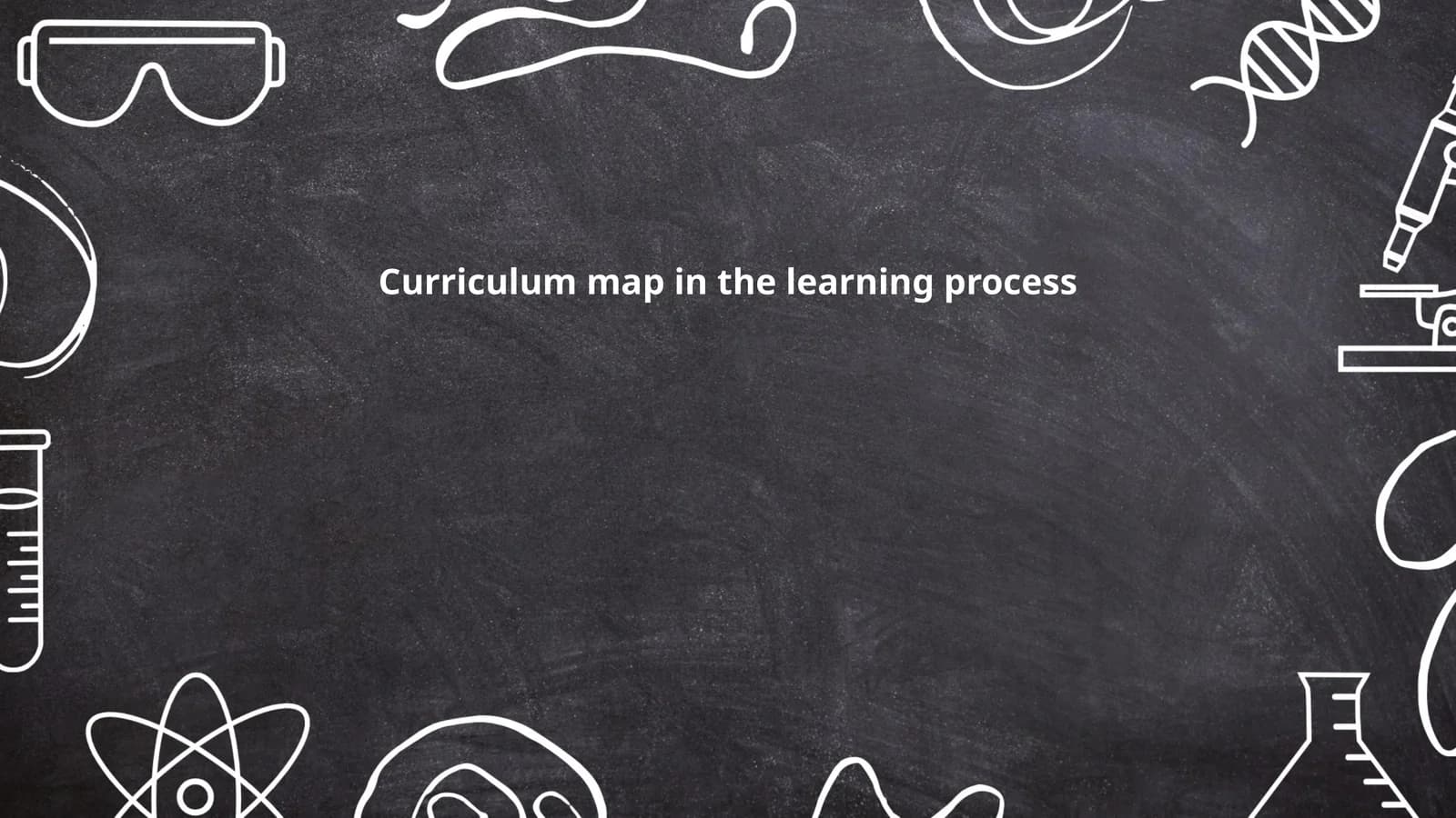 Curriculum map in the learning process
