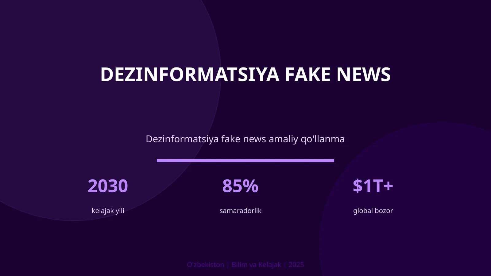 DEZINFORMATSIYA FAKE NEWS