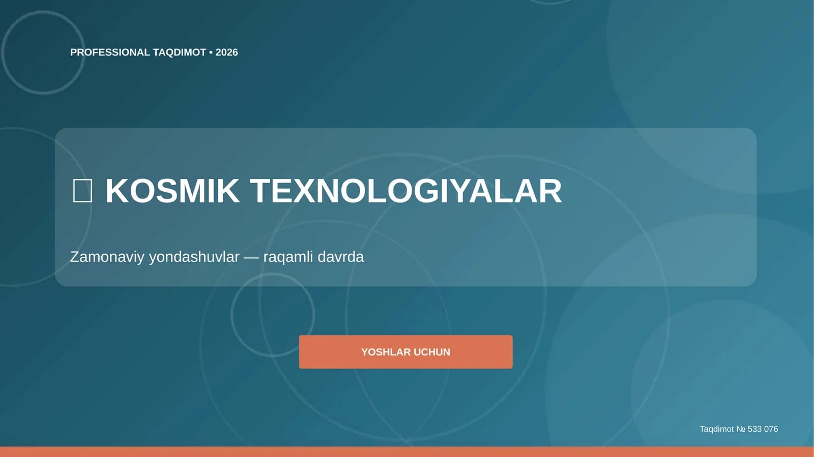 Zamonaviy yondashuvlar — raqamli davrda