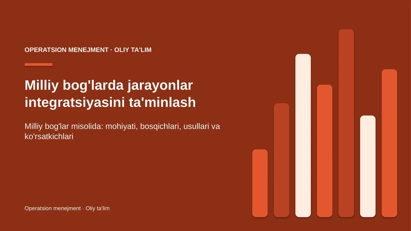 milliy bog'larda jarayonlar integratsiyasini ta'minlash 2396