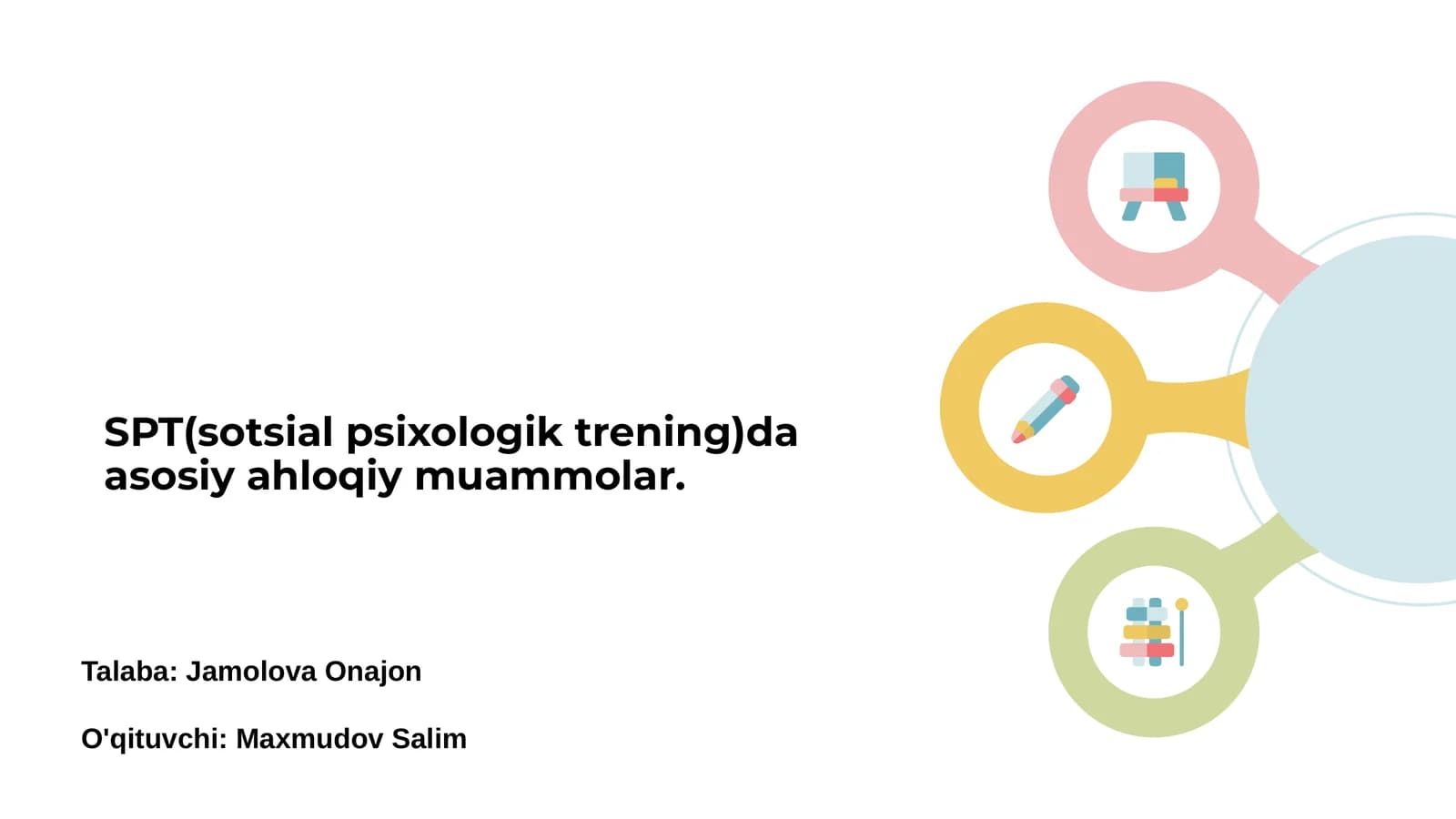 SPT va Ahloqiy Muammolar