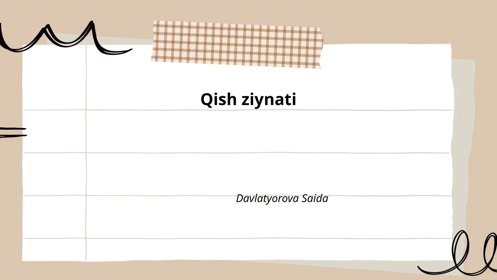 Qish ziynati