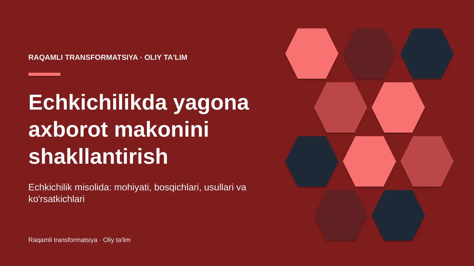 echkichilikda yagona axborot makonini shakllantirish 9283