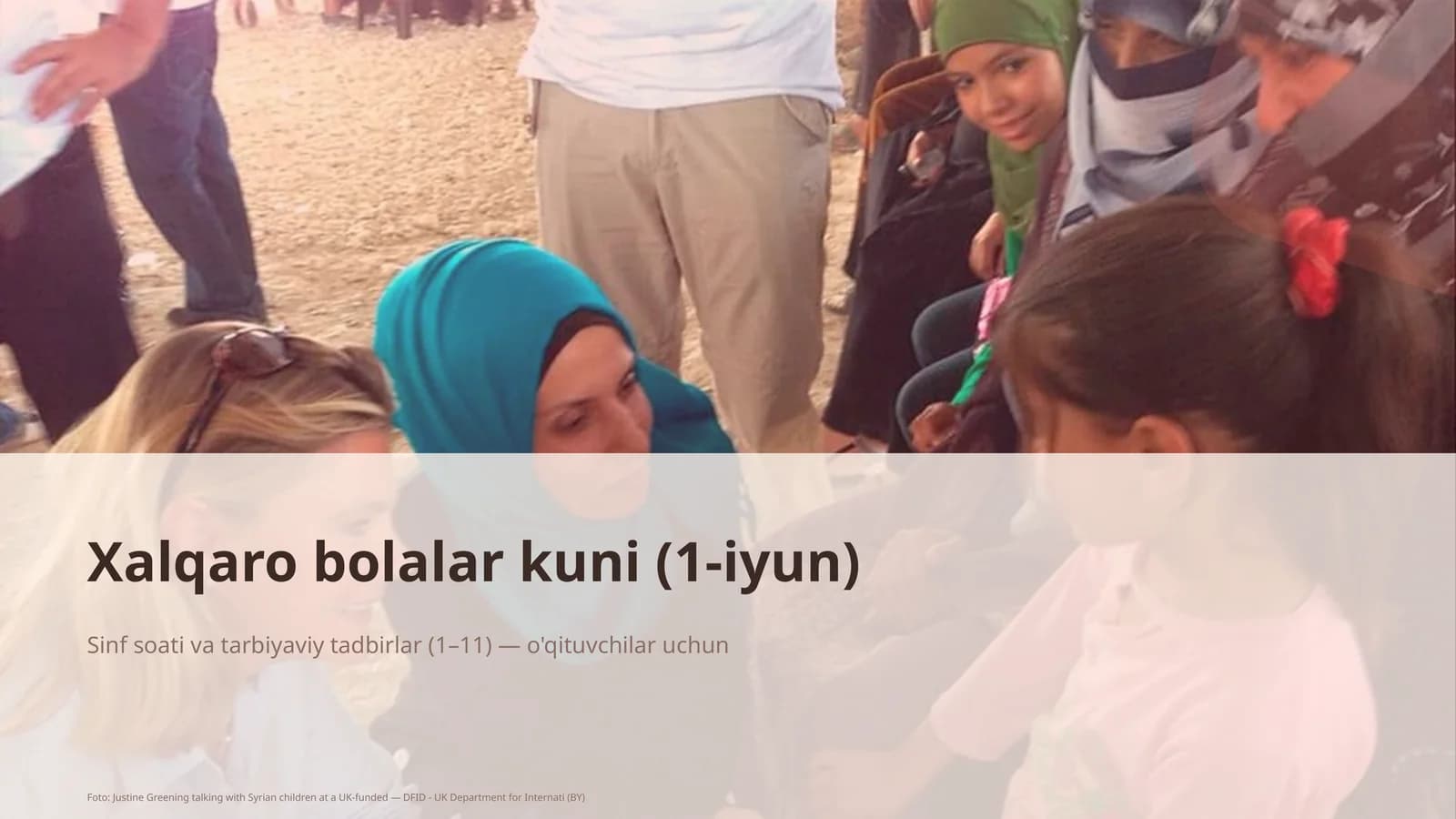 Sinf soati va tarbiyaviy tadbirlar