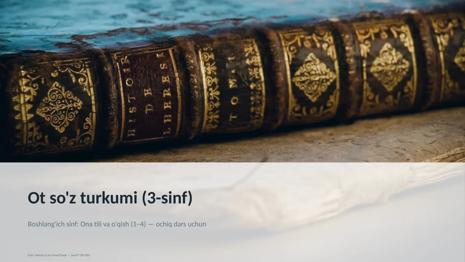Ot so'z turkumi (3-sinf)