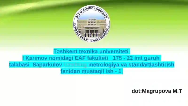 Avtomatik boshqarish sistemalarining barqarorligi va o`tkinch jarayonlar sifati