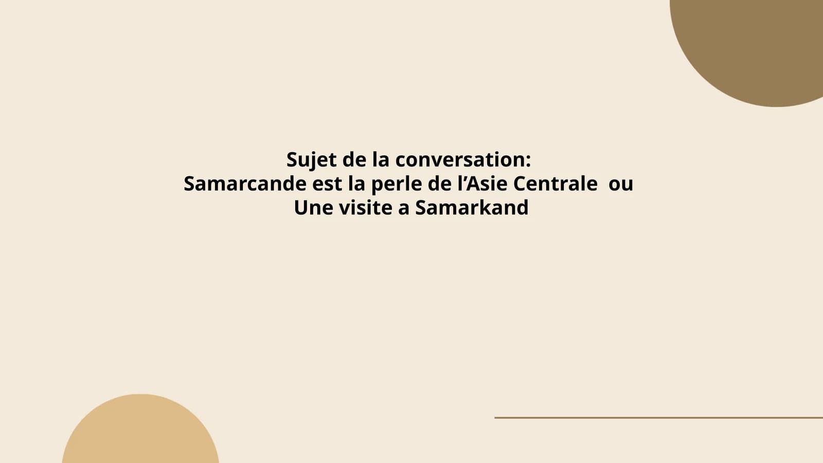 L'histoire de Samarcande