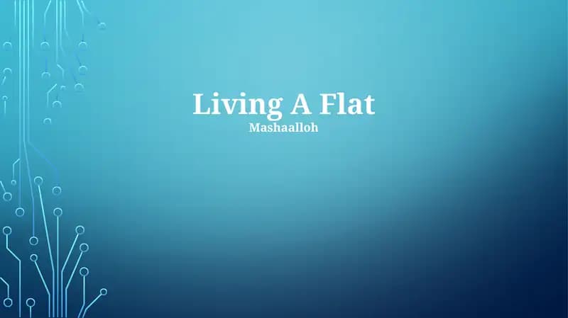 Living A Flat