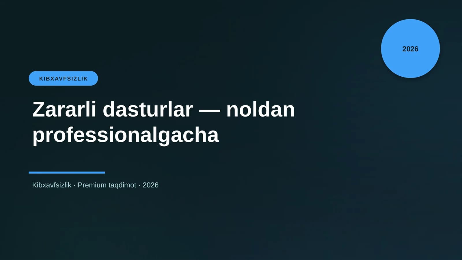 Zararli dasturlar — noldan professionalgacha