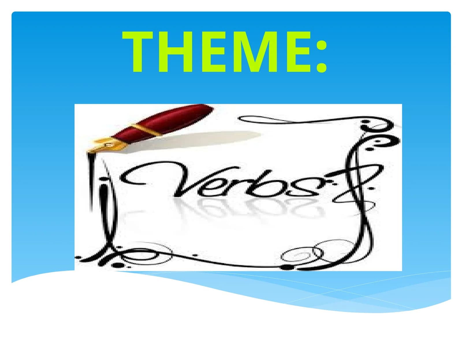 What Are Verbs?
