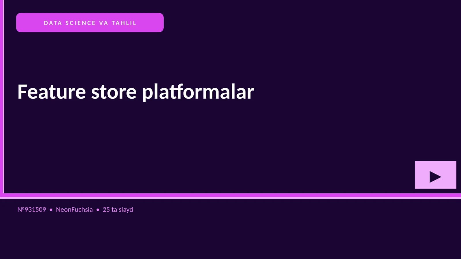 DATA SCIENCE VA TAHLIL