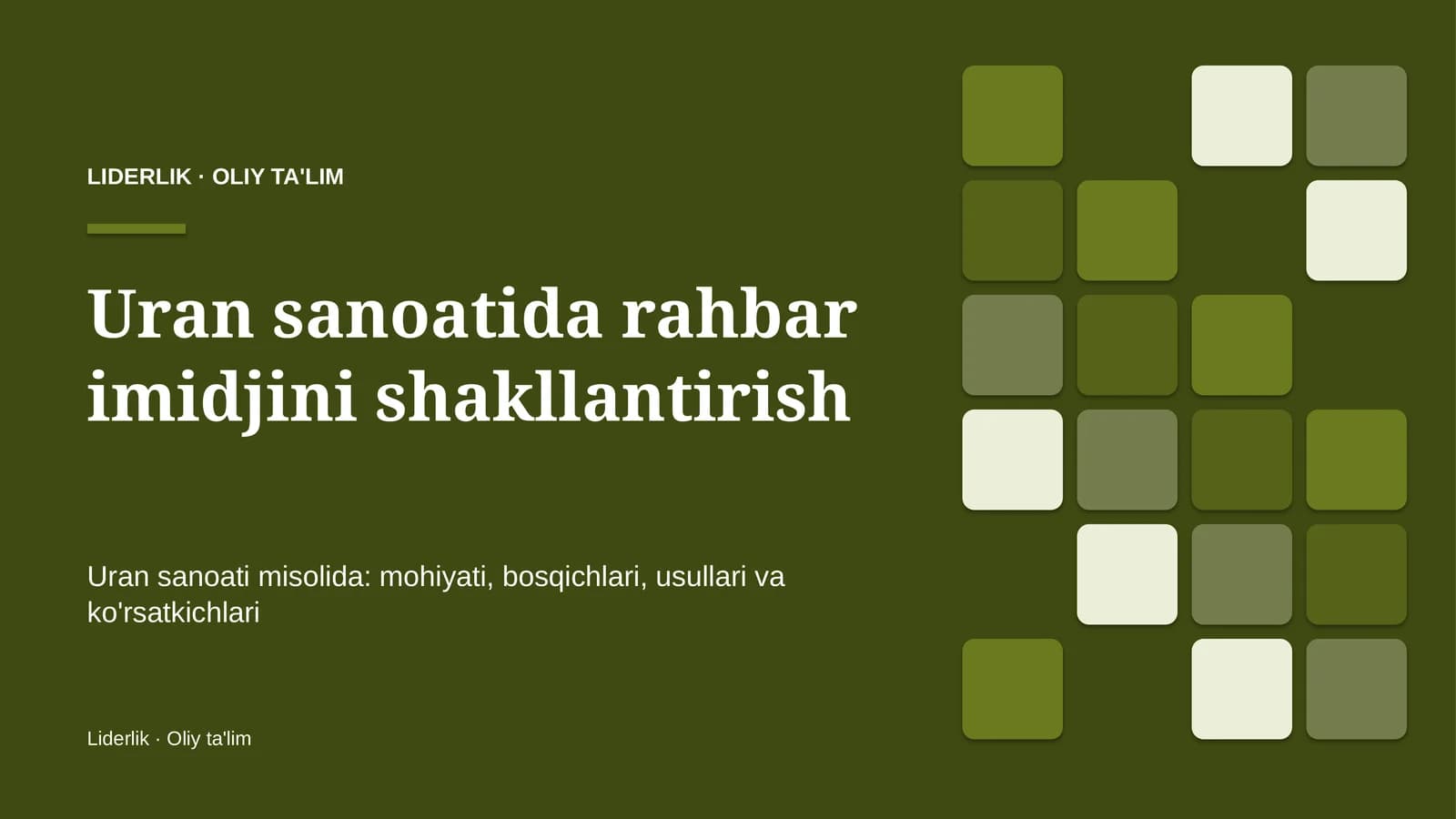 uran sanoatida rahbar imidjini shakllantirish 5097