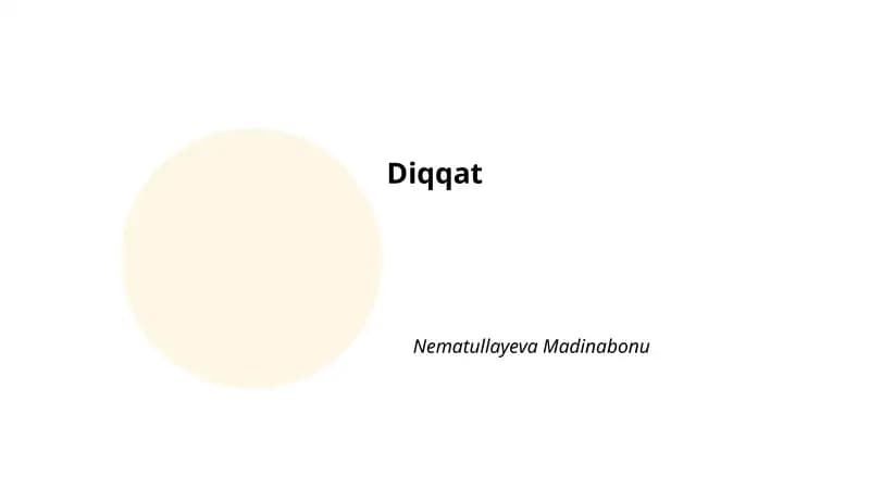 Diqqat