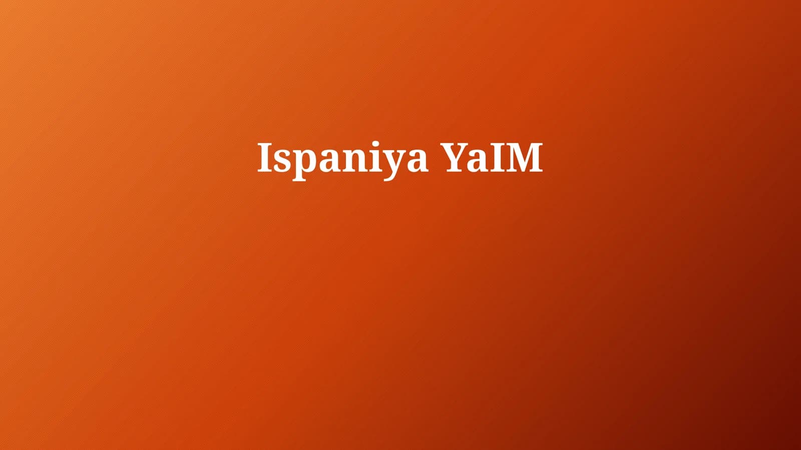 Ispaniya YaIM