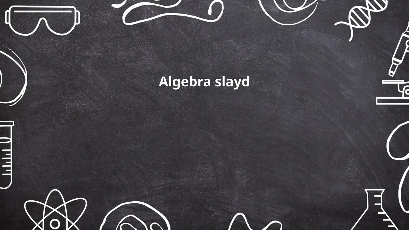 Algebra asoslari