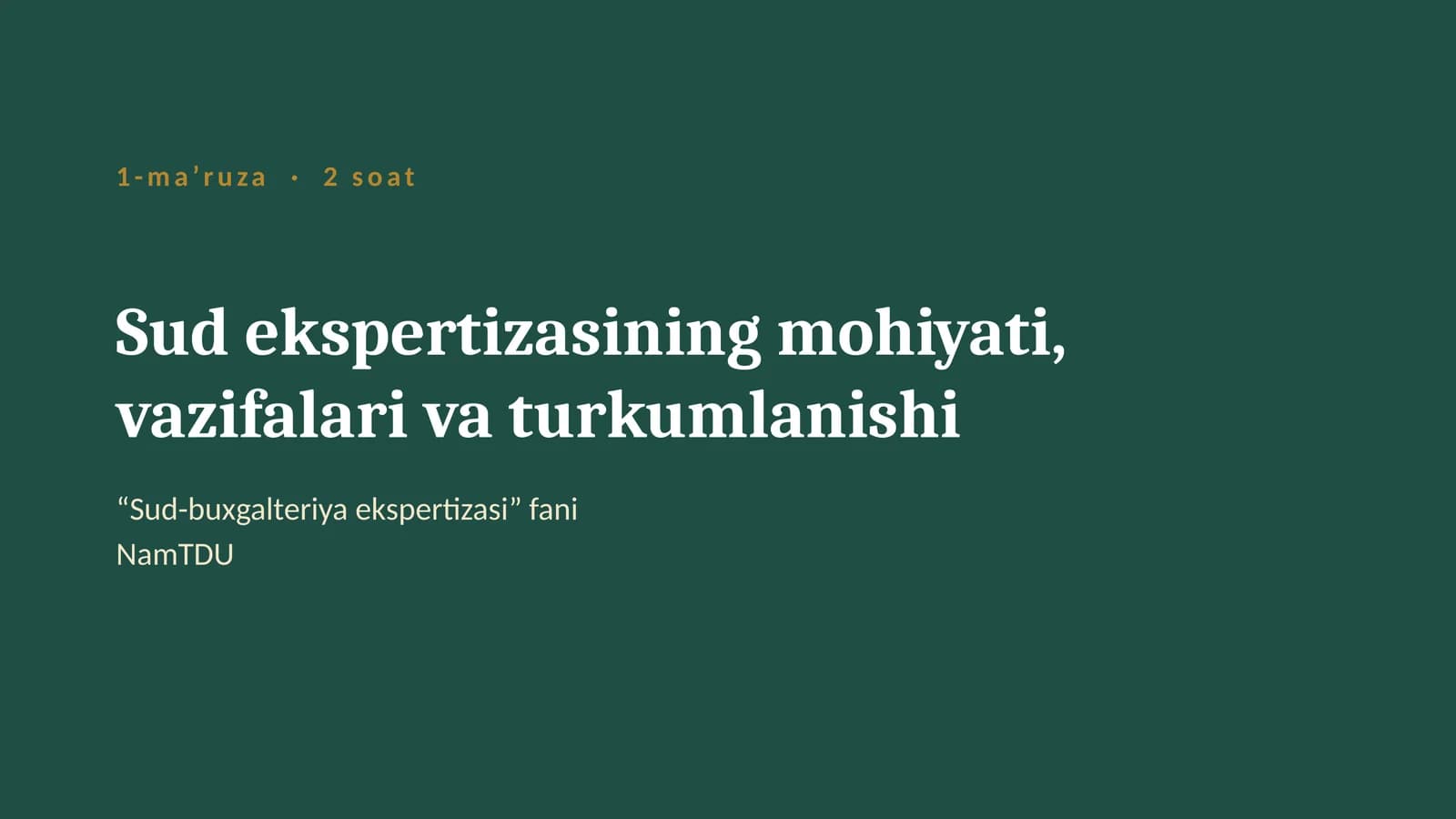 Sud-buxgalteriya ekspertizasi