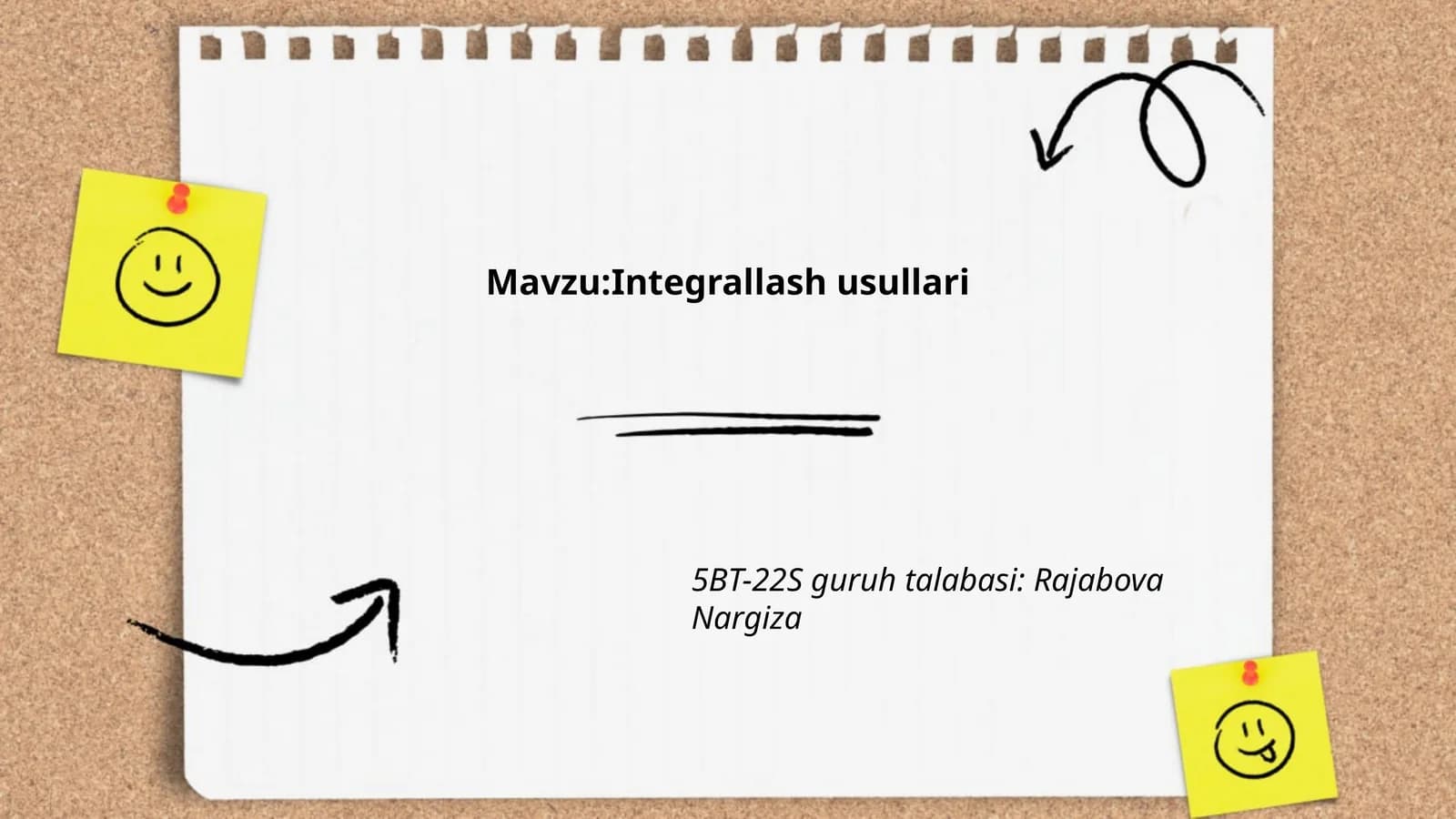 Integrallash usullari