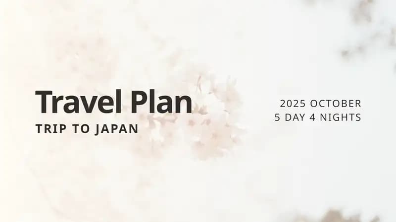 Trip to Japan