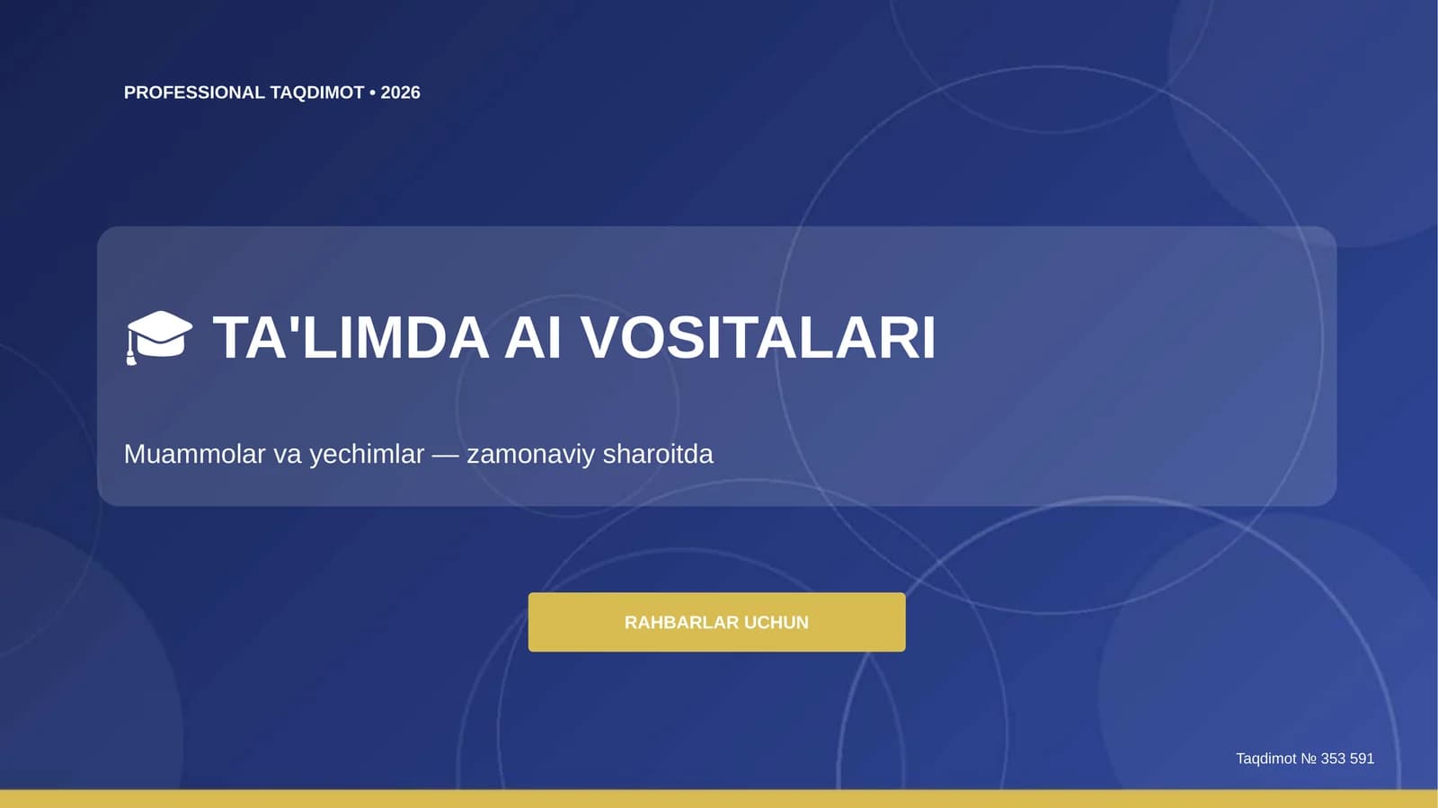 Ta'limda AI Vositalari: Muammolar va Yechimlar