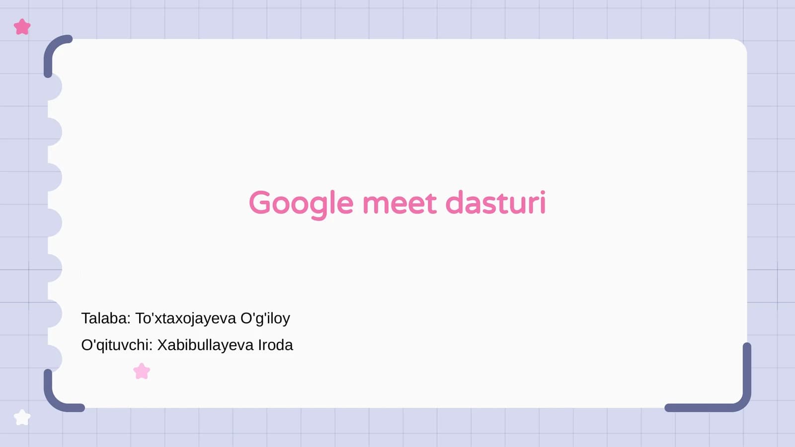 Google Meet dasturi