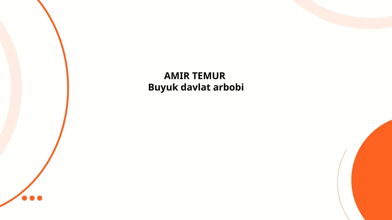 AMIR TEMUR