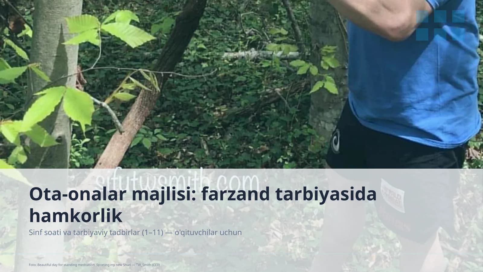 Sinf soati va tarbiyaviy tadbirlar (1–11)