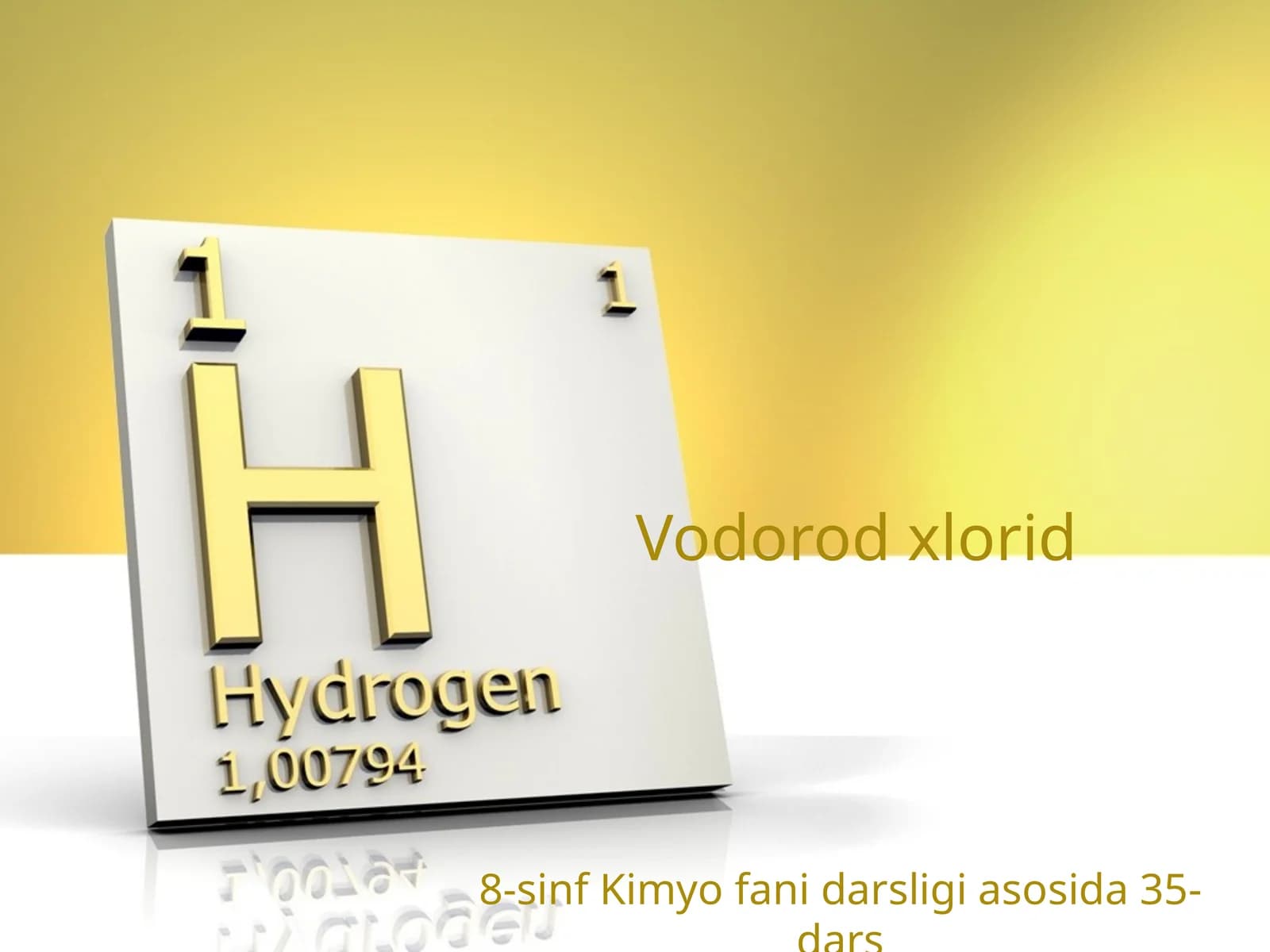 Vodorod xlorid