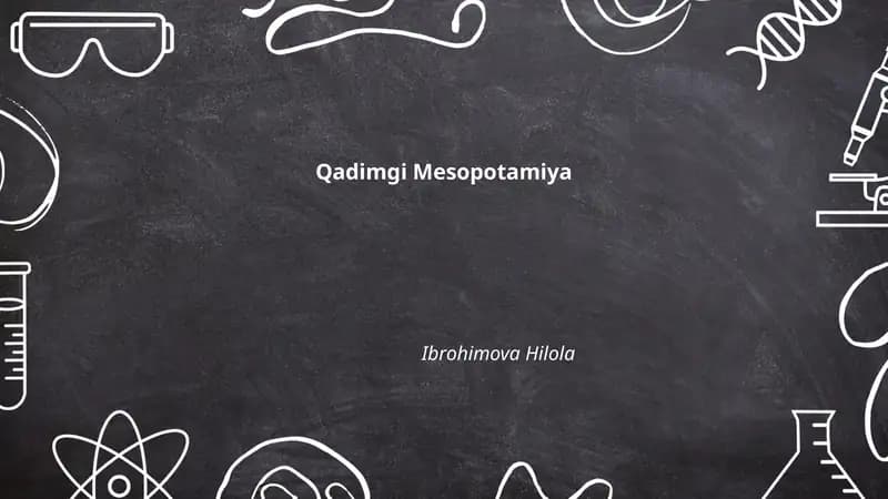 Qadimgi Mesopotamiya
