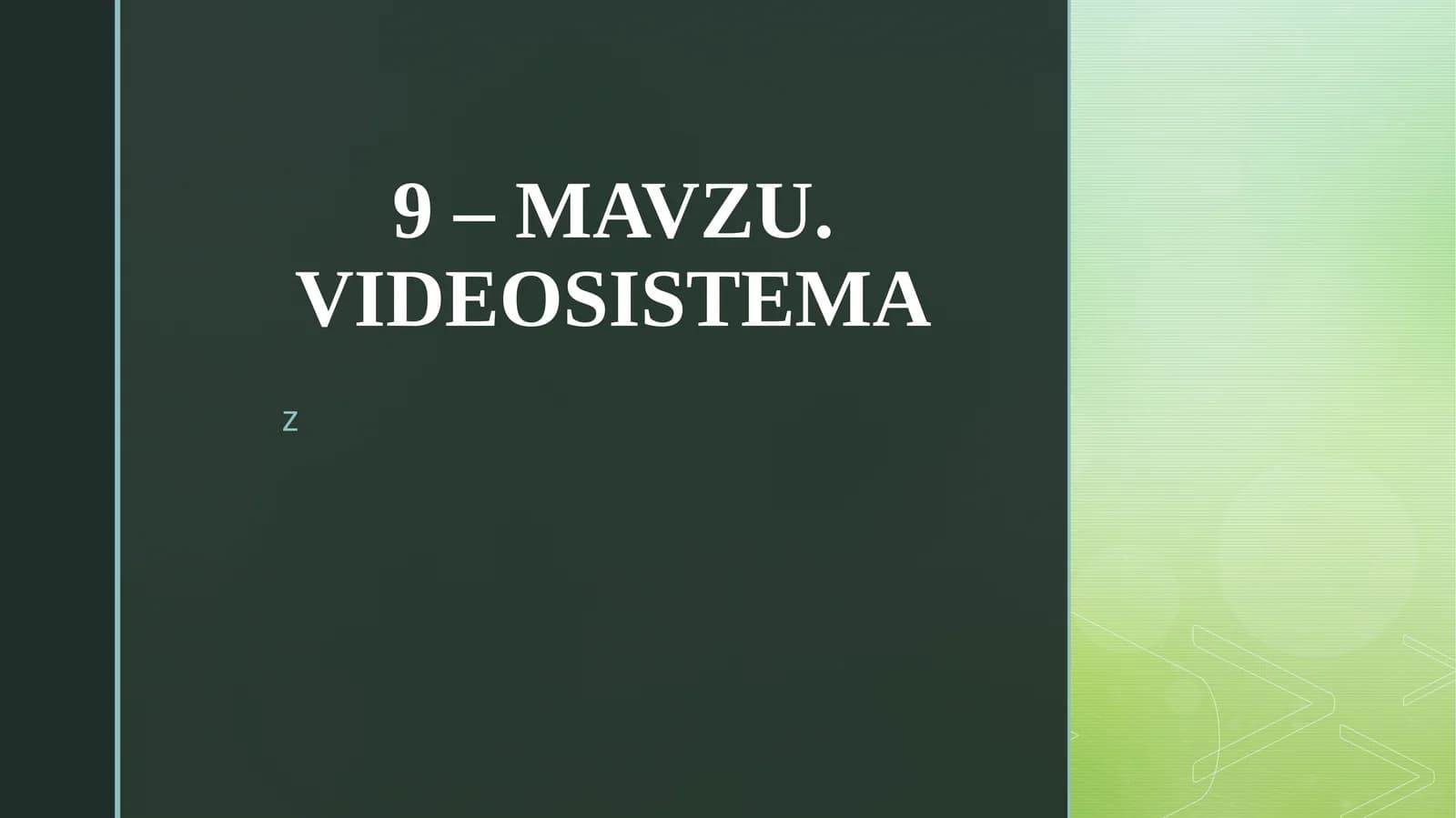 VIDEOSISTEMA