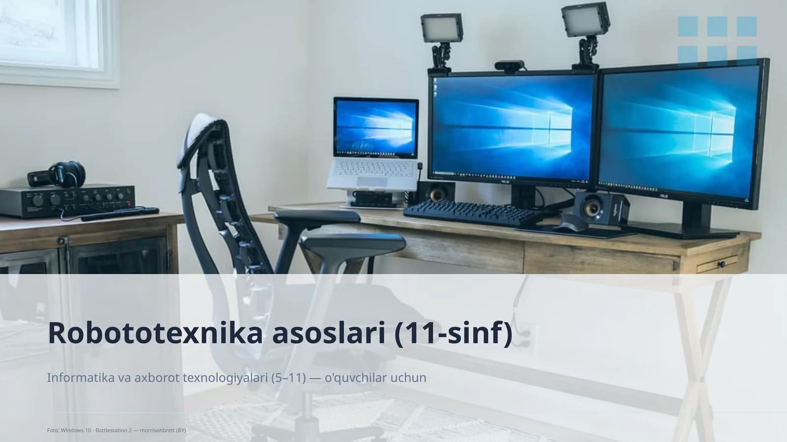 Robototexnika asoslari (11-sinf)