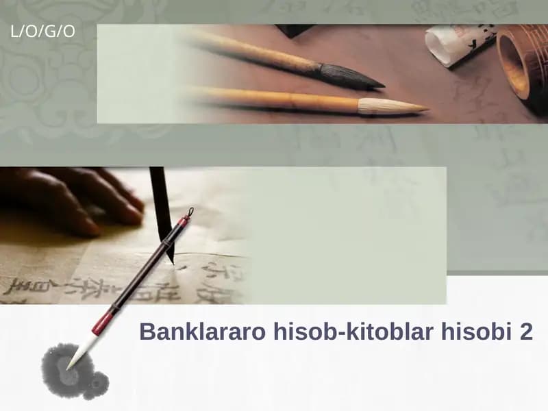 Banklararo hisob-kitoblar hisobi2
