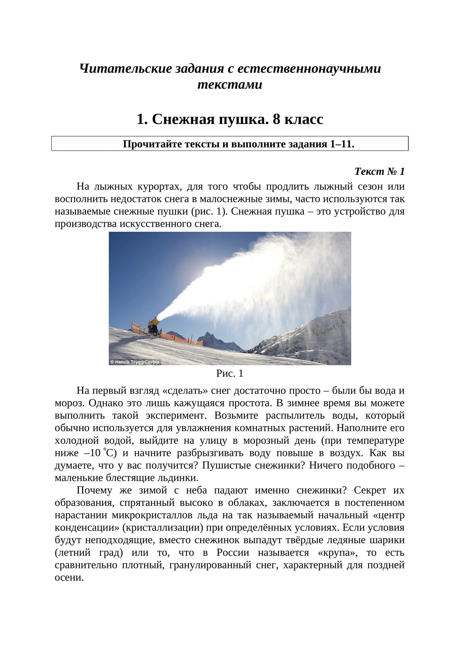 Снежная пушка