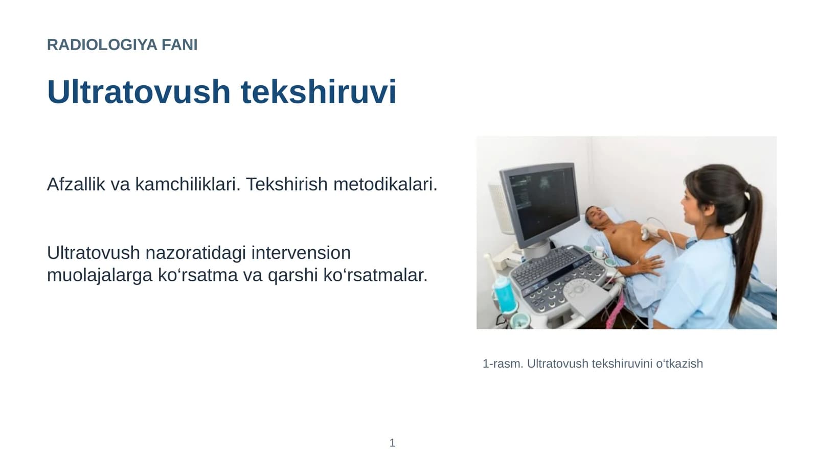Ultratovush tekshiruvi