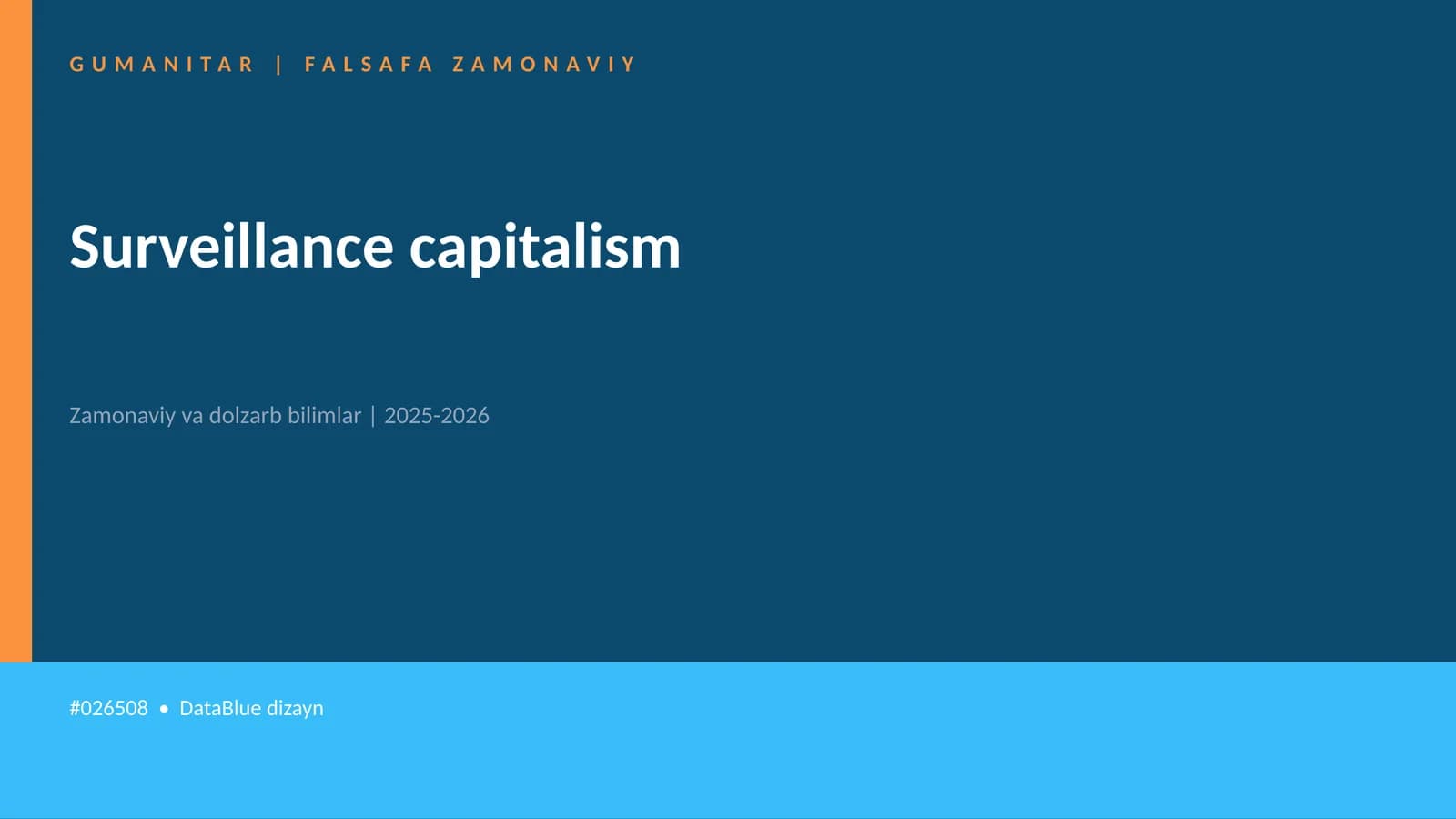 Surveillance capitalism