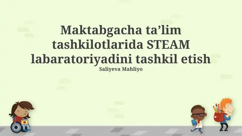 STEAM labaratoriyasi