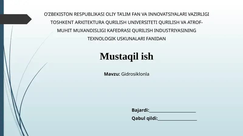 Gidrosiklonlar