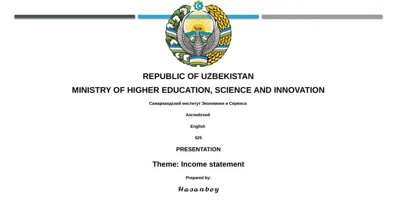 Income Statement Fundamentals