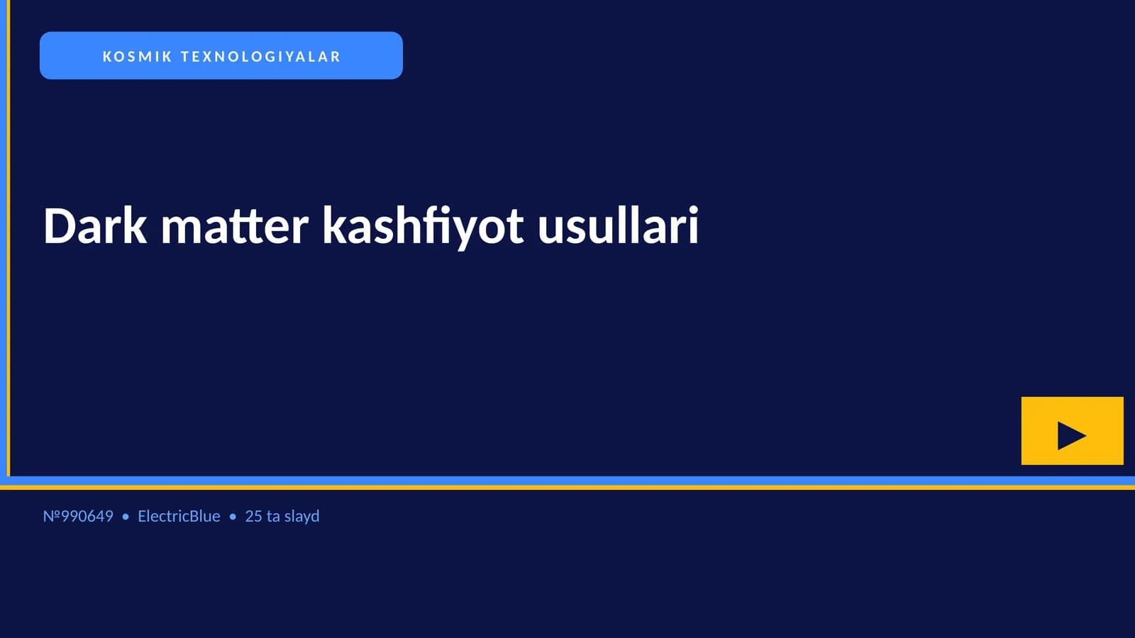 KOSMIK TEXNOLOGIYALAR