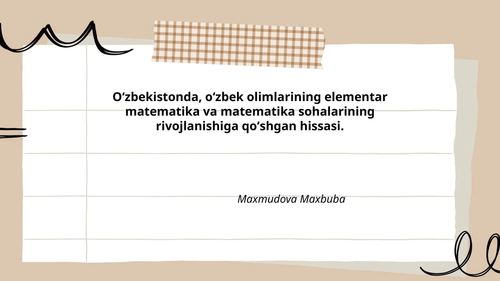 Matematik sohalari rivojlanishi