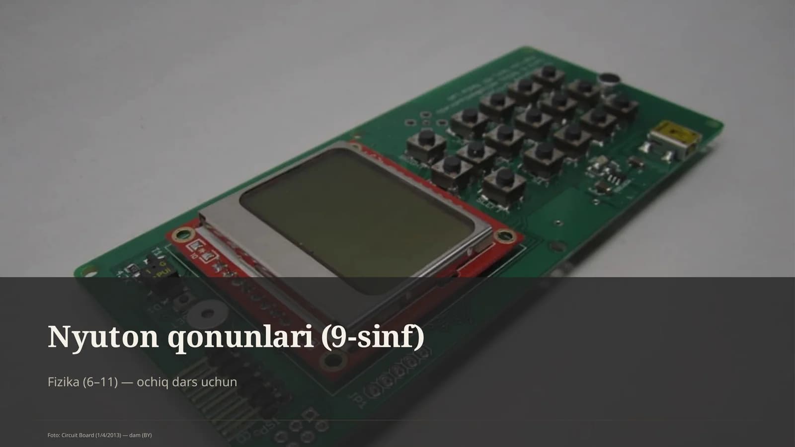 Nyuton qonunlari (9-sinf)