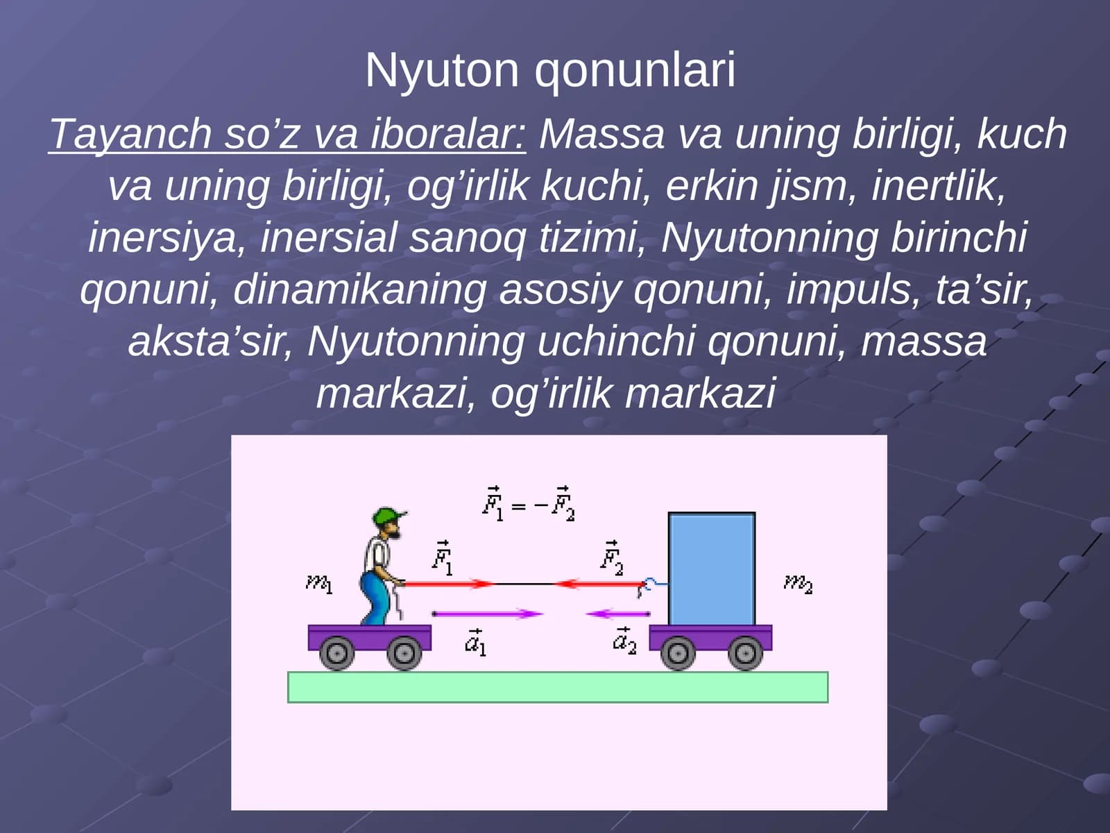 Nyuton qonunlari