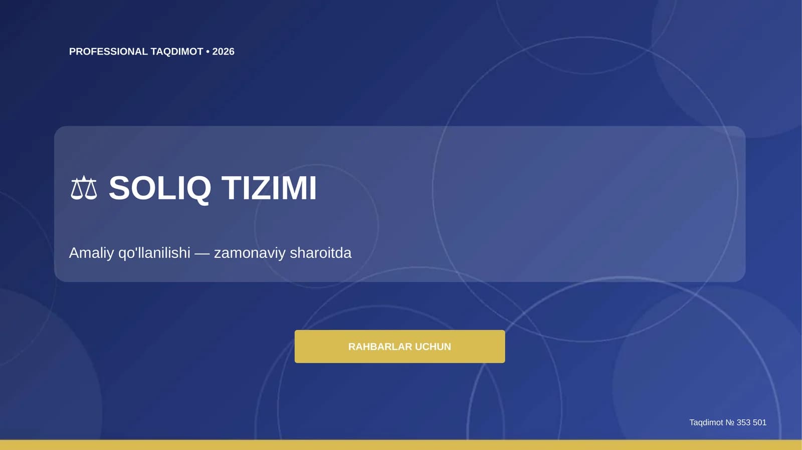 SOLIQ TIZIMI
