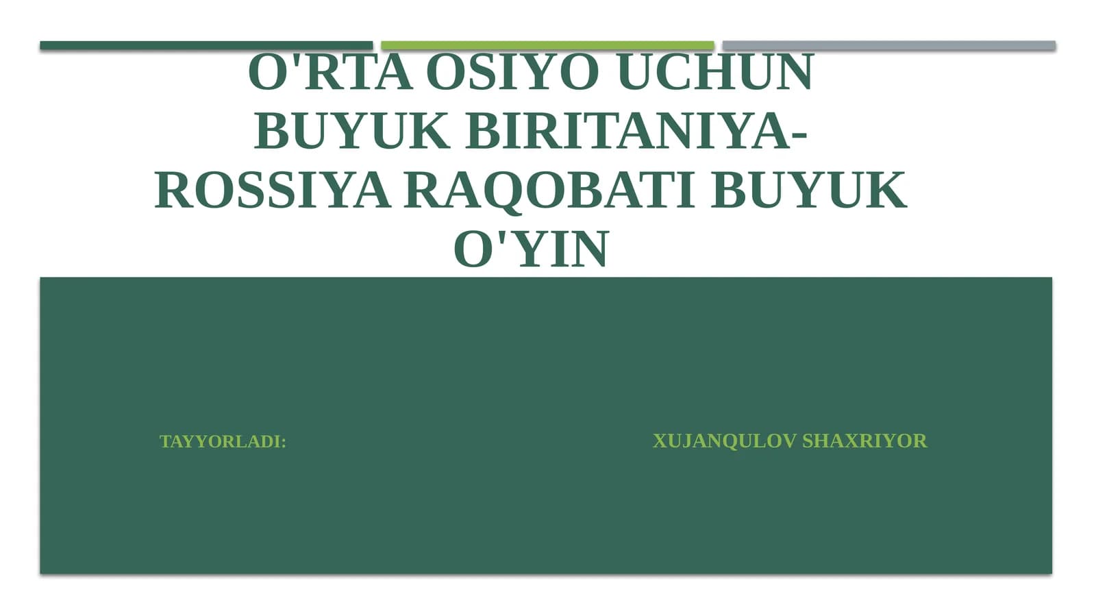 Buyuk Britaniya-Rossiya Raqobati