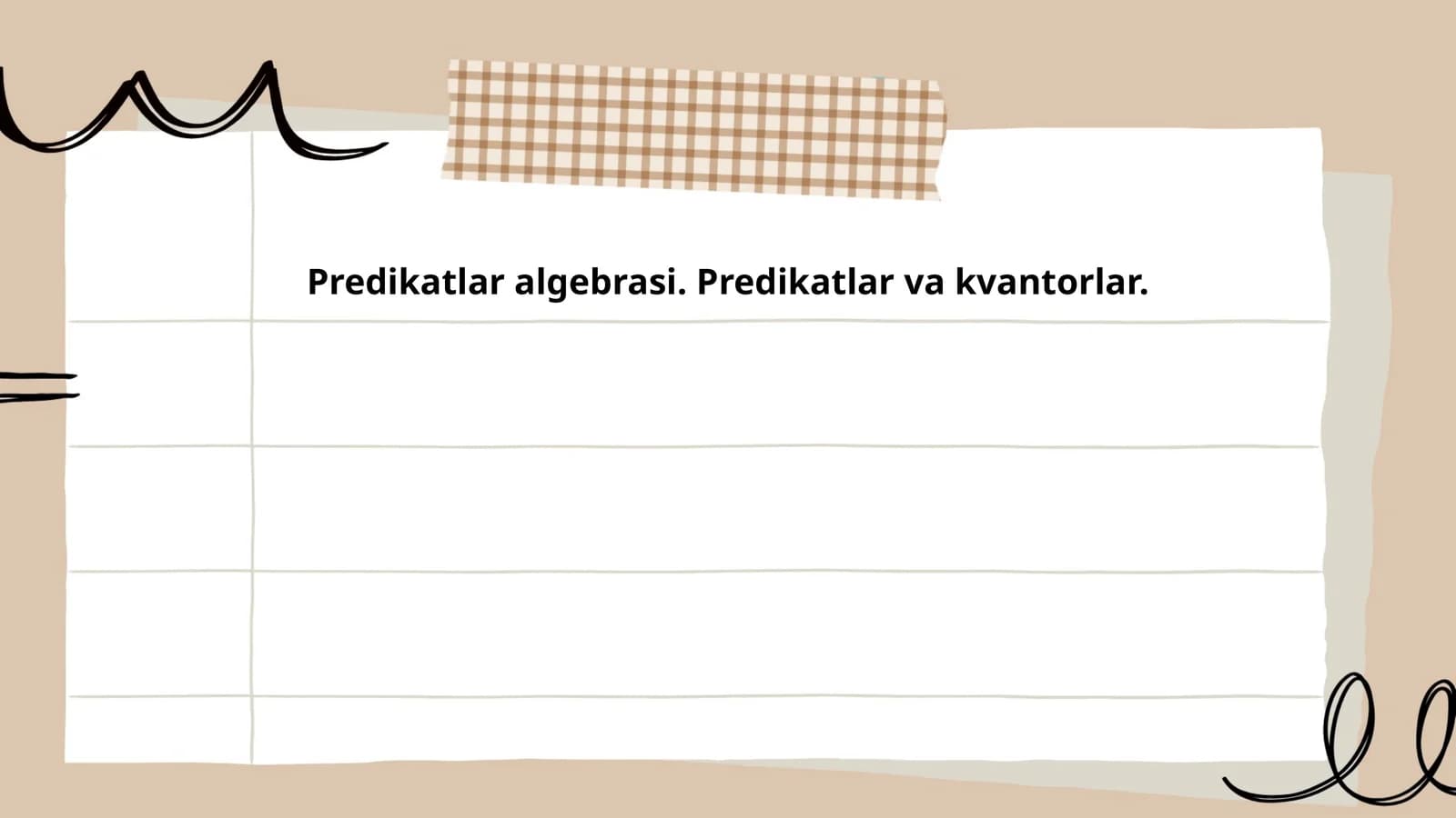 Predikatlar algebrasi
