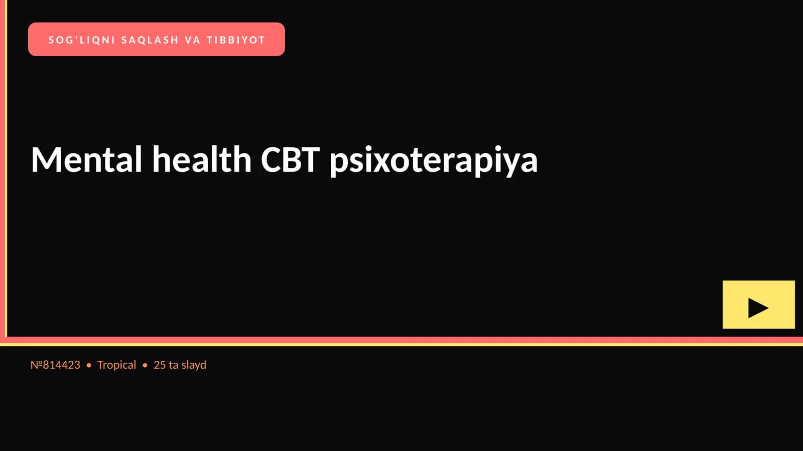 SOG'LIQNI SAQLASH VA TIBBIYOT