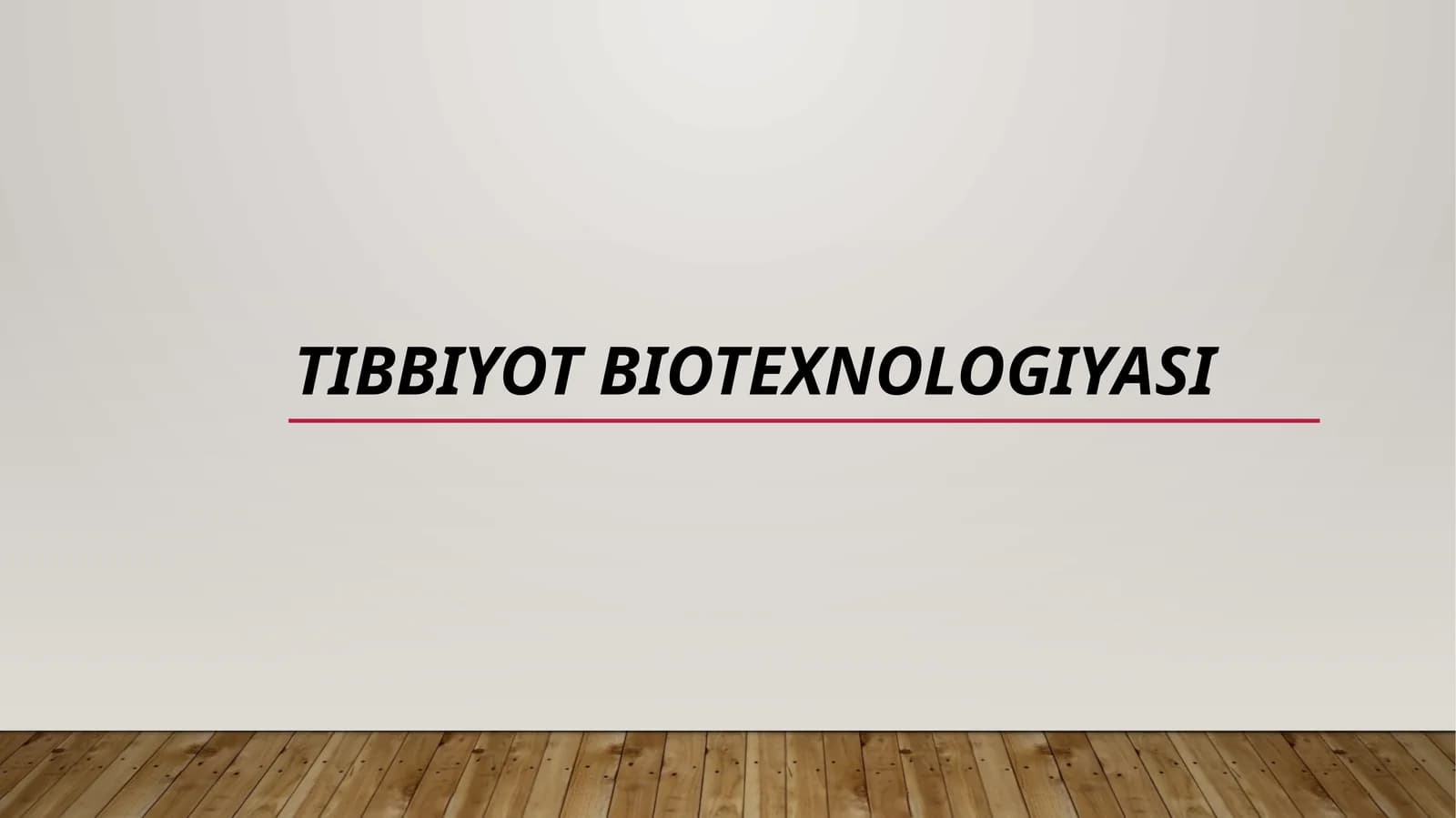 Tibbiyotbiotexnologiyasi