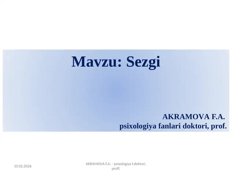 Sezgi