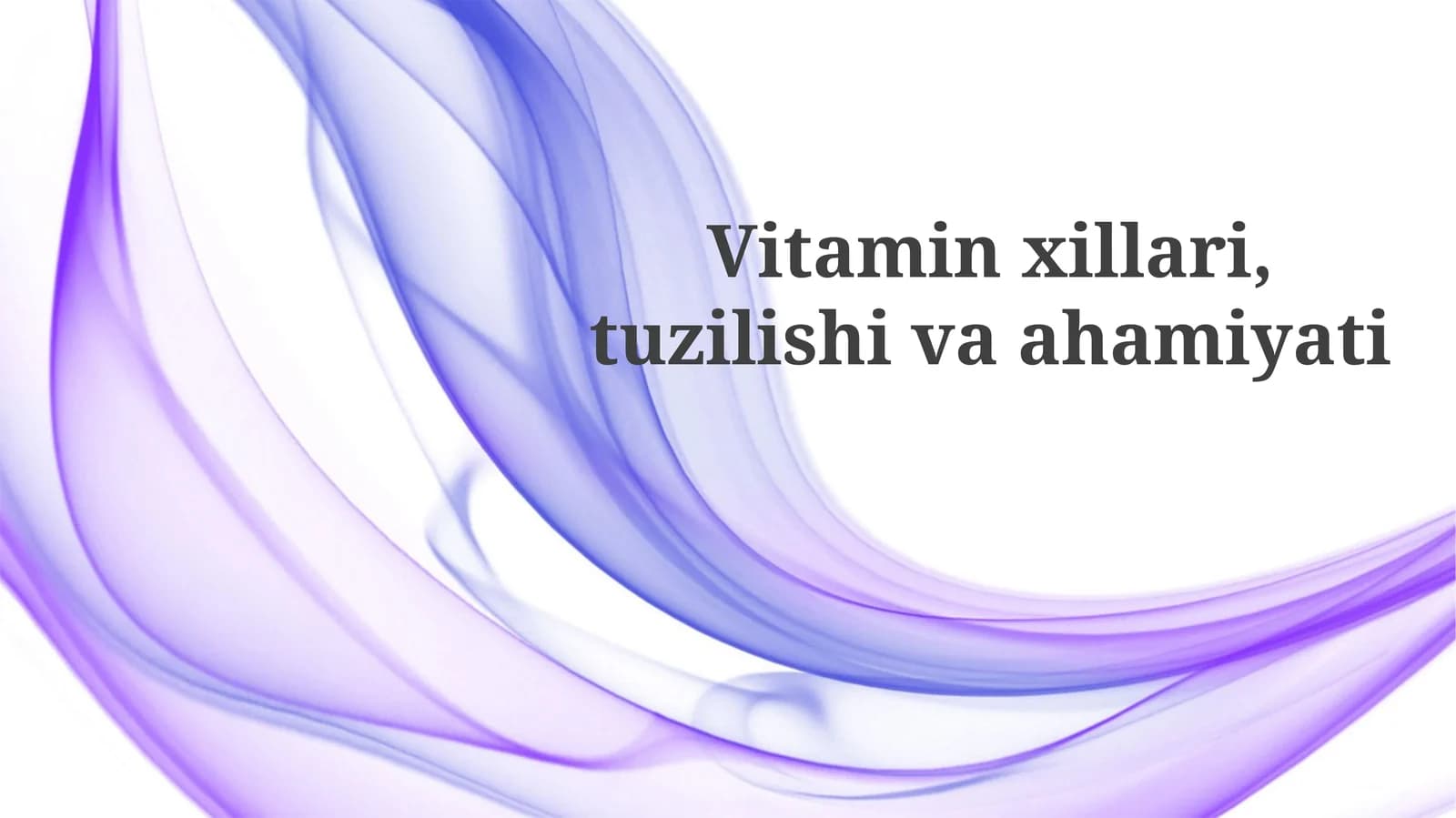 K vitamini: Umumiy ma'lumot