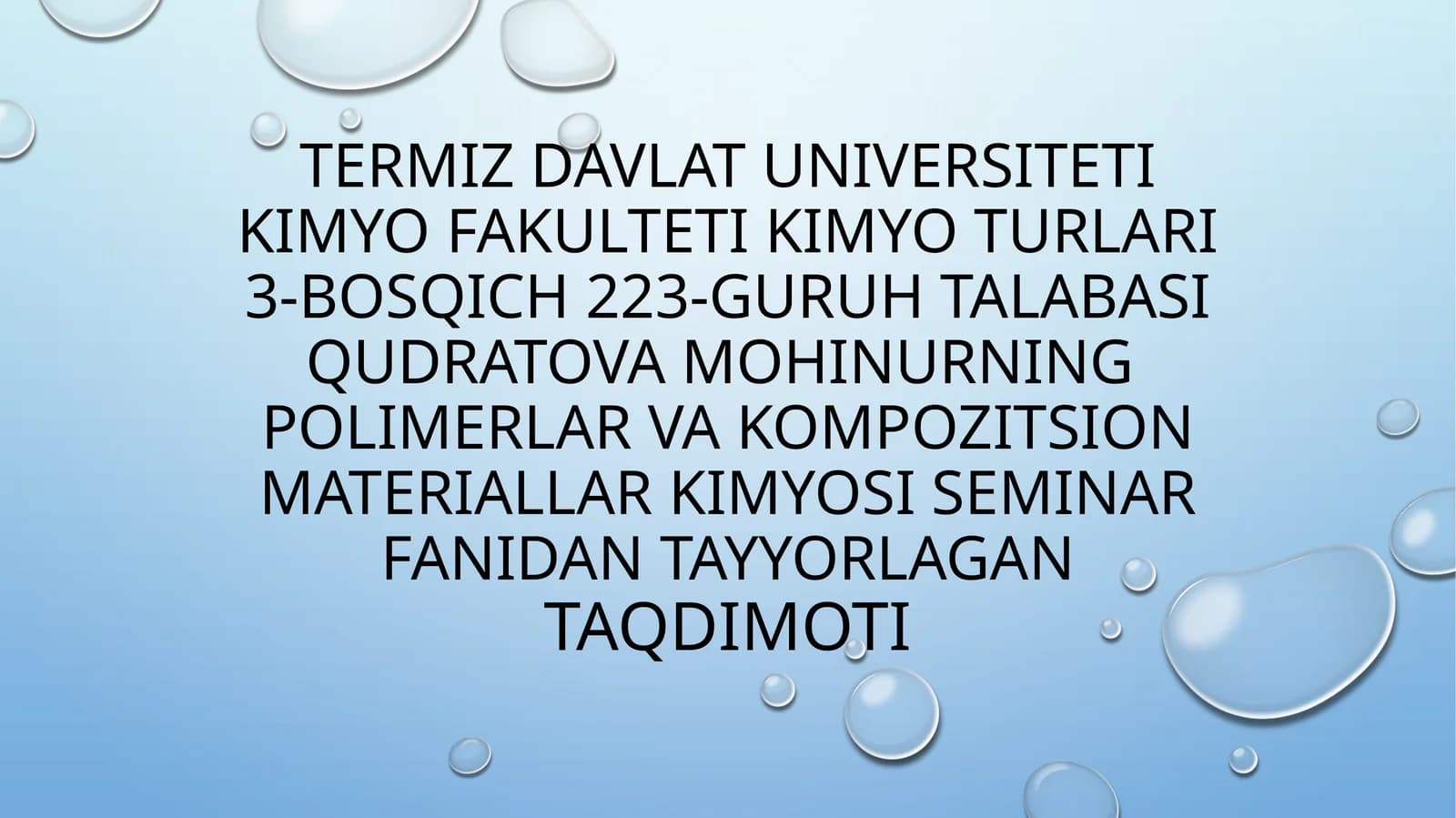 Polimer kompozitsion materiallar