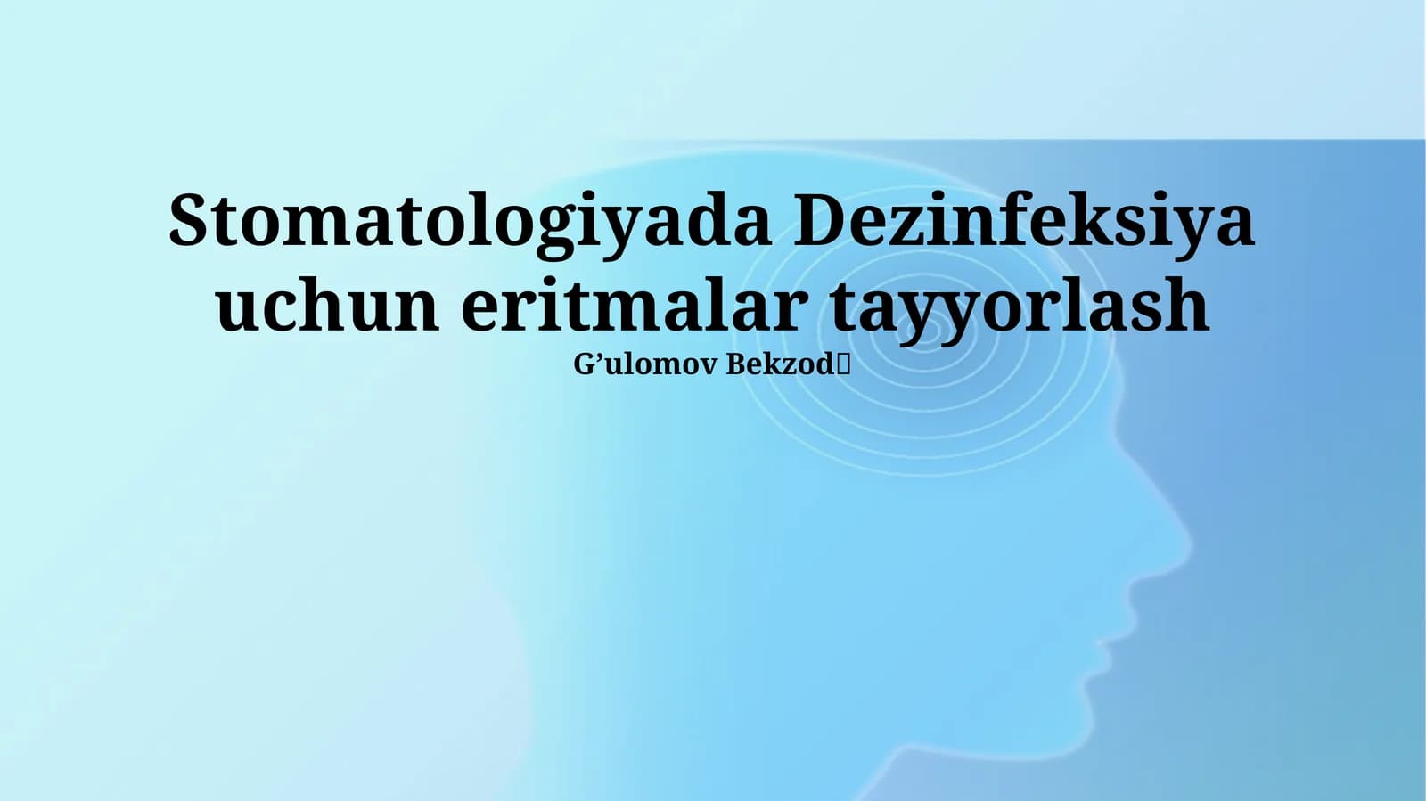 Dezinfeksiya eritmalari